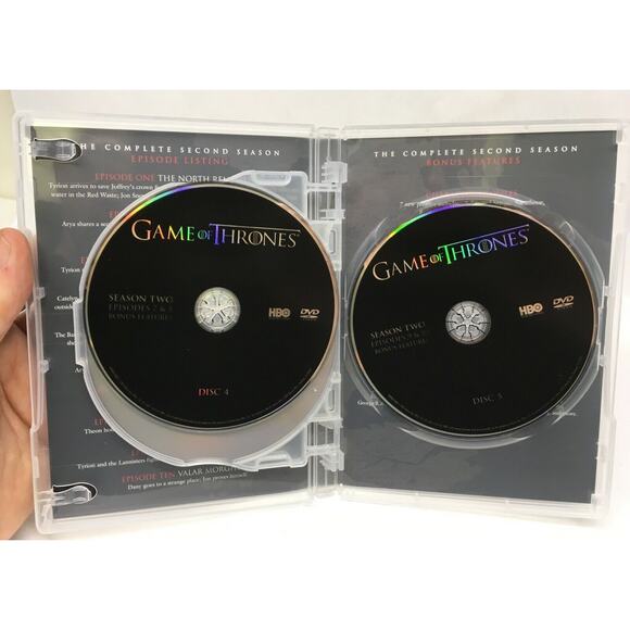 Game of Thrones - SEASON 2 on DVD Gift Box 5-Disc Set - Complete - Watched Once. - Picture 5 of 5